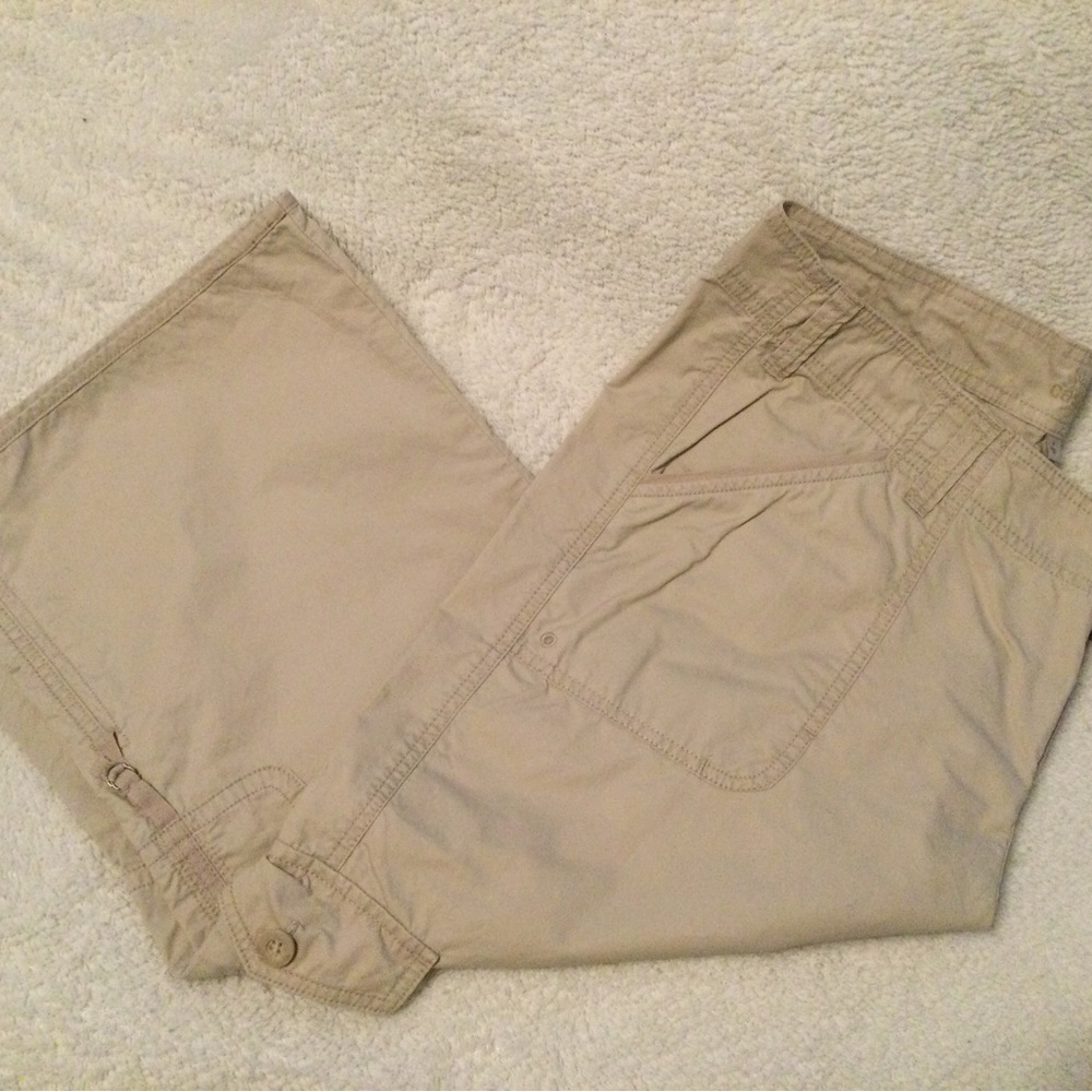 Nordstrom Caslon Cargo Cotton Crops, size 14